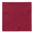 Produktbild: MANK Serviette in BORDEAUX aus 3-lagigem Tissue, 33x33 cm, 1/4 Falz, 100 Stück, elegante Papierservietten für Gastronomie, Bar, Restaurant & Events