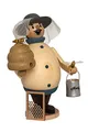 Produktbild: Drechslerei Kuhnert - Rauchmann/Räucherfigur aus Holz - Max als Imker - 16cm Höhe - Made in Germany