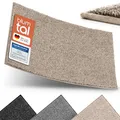 Produktbild: Blumtal Fußmatte 50x80 cm - Mikrofaser Schmutzfangmatte mit wasserdichter TPR-Rückseite - rutschfeste Fussmatte innen - Schmutzmatte aus Hochleistungs-Mikrofaser - Türvorleger in Beige