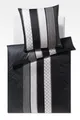 Produktbild: JOOP! Bettwäsche Cornflower Stripes 4069-99 Deep Stone Schwarz 135x200 cm