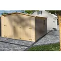 Produktbild: TIMBELA Holzgarage M101 15 m² mit Fenster ohne Boden