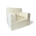 Produktbild: FORTISLINE Kindersessel Mini aus Teddy-Stoff 51 x 33 x 47 cm - weicher Kinderzimmer Sessel mit Schaumstofffüllung, abnehmbarem Bezug, Oeko-TEX, hergestellt in der EU, Beige