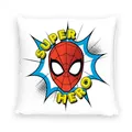 Produktbild: Disney Home Spiderman - Dekokissen mit Füllung und Reißverschluss - 40x40 cm - Wurfkissen mit Füllung, tolles Deko-Kissen für Sofa, Couch, Wohnzimmer und Schlafzimmer - weiches Kuschelkissen
