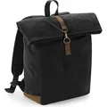 Produktbild: Quadra QD655 | Rucksack Heritage Waxed Canvas, 53 x 31 x 14 cm - Farbe: Black - Größe: 53 x 31 x 14 cm - Schwarz