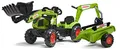 Produktbild: Falk Claas Kinder-Baggerlader mit beweglichem Baggerarm & Anhänger I Pedaltraktor Arion 410 Replik I mit Hupe I ab 2 Jahren I Outdoor Spielzeug für Jungen & Mädchen