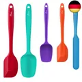 Produktbild: Hotec Teigschaber 5 Stück Silikon-Spatel-Set Küchenutensilien zum Backen, K