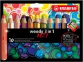 Produktbild: Buntstift, Wasserfarbe & Wachsmalkreide - STABILO woody 3 in 1 - ART (US IMPORT)