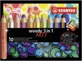 Produktbild: 2-40x STABILO Multitalentstift woody 3 in 1, 10er Kartonetui ARTY BIS 21% RABATT