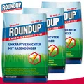 Produktbild: Roundup 3 x 9 kg Rasen-Unkrautfrei Unkrautvernichter mit Rasendünger