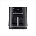 Produktbild: Braun MultiFry 5 Heißluftfritteuse/Airfryer HF 5073I BK mit 2 Heizelementen (Ober- und Unterhitze), 3 in 1 Gerät (Airfryer, Ofen & Grill), RealOven Technologie, 6,0 Liter Fassungsvermögen, 2.000 W, 20 Kochprogramme, digitales Display, Sichtfenster, Innenbeleuchtung, 80-220° C