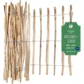 Produktbild: Creative Home Zaun Staketenzaun Haselnusszaun, Lattenabstand 7-9 cm, Gartenzaun Holz 500 cm x 120 cm