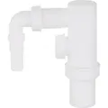 Produktbild: Waschmaschinen-Siphon DN40, Kunststoff weiss