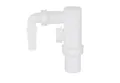 Produktbild: Waschmaschinen-Siphon DN 40 Kunststoff weiss