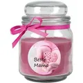 Produktbild: HS Candle Duftkerze & Glas Muttertag Lila Lavendel