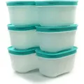 Produktbild: TUPPERWARE Gefrier Behälter 170 ml weiß minze (6) Eis-Kristall Dose Eiskristall - Weiß/Grün