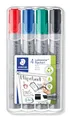 Produktbild: STAEDTLER Lumocolor 356 B WP4 Flipchart-Marke, nachfüllbar, STAEDTLER Box mit 4 Farben, 1 Stück
