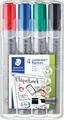 Produktbild: STAEDTLER 356BWP - Flipchart Marker, Keilspitze, 4 Farben