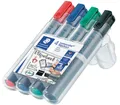 Produktbild: 4 STAEDTLER Lumocolor Flipchart-Marker 356B, 4er Etui