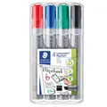 Produktbild: (1,11€/Stück) Flipchartmarker Lumocolor 356B 4er Box Staedtler mit Keilspitze