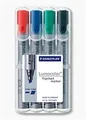 Produktbild: STAEDTLER 356 B WP4 4 Stück(e) Schwarz Blau Grün Rot Grau Polypropylen (PP ~D~