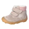 Produktbild: RICOSTA Mädchen Stiefel NICO, Baby und Kleinkinder Lauflernschuhe, Weite: Weit, terracare,Barfuß-Schuh, Klettstiefel, Booties, kies/rosa (650), 20 EU