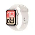 Produktbild: Apple Watch SE 3 GPS 44mm Starlight Aluminium Case with Starlight Sport Band - M/L MEHJ4ZR/A