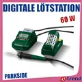 Produktbild: PARKSIDE Digitale Lötstation PLSD 60C3, 60 W, 200–480°C, inkl. Lötzinn,2 Spitzen