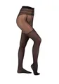 Produktbild: Camano Damen Strumpfhose stylisch Overknee Look 30 DEN weicher Baumwollzwickel Matter Effekt 1er Pack M black