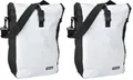 Produktbild: FISCHER Gepäckträgertasche, Fahrradtasche, wasserdicht, 18 Liter, weiß
