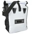 Produktbild: 1 bis 20x FISCHER Fahrrad-Gepäckträgertasche Kurier, weiß/schwarz BIS 34% RABATT