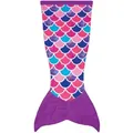 Produktbild: Kinderdecke Cuddle Tails Meerjungfrauendecke SEA ORCHID, Fin Fun, für Kinder lila 170 cm