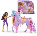 Produktbild: Unicorn Academy Sophia und Einhorn Wildstar Set, ca. 12 cm Originalfiguren zur Netflix Serie mit abnehmbarem Sattel, Mähnen- und Schweifbürste und Zubehör, für Kinder ab 4 Jahren