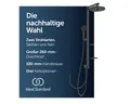Produktbild: Ideal Standard Duschsystem Ceraflow Alu+, Höhe 110.40 cm, Multifunktionsbrause, WRAS, aus recyceltem Aluminium