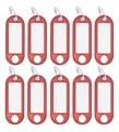 Produktbild: WEDO Schlüsselanhänger mit Ring Durchmesser: 18 mm rot 10 Anhänger