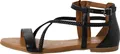 Produktbild: Tamaris Damen Sandale Leder geschlossene Ferse und Reißverschluss 1-28138-44, Größe:38 EU, Farbe:Schwarz