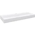 Produktbild: vidaXL Waschbecken 120 x 46 x 11 cm Mineralguss/Marmorguss Weiß 144067