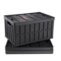 Produktbild: VEVOR Klappbox Aufbewahrungsbox 3er Set Faltbar Box Kunststoffbox mit Deckel 65L