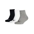 Produktbild: PUMA Unisex Kinder Socken 3er Pack Grau/Weiß/Schwarz Größe 39-42
