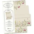 Produktbild: tatmotive Briefpapier Wildblumen Set, A4, 90 g/m², 100 Blatt + 100 Umschläge