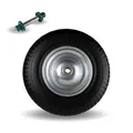 Produktbild: FROSAL Schubkarrenrad +Achse Rad Luftrad Schubkarre 4.80/4.00-8 Stahlfelge 100mm