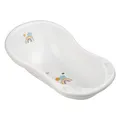 Produktbild: keeeper Rainbow Ergonomische Babywanne mit Stöpsel, Ab 0 bis ca. 12 Monate, 84 cm, Maria, Weiß