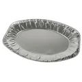 Produktbild: Starpak 10 Servierplatten, Alu oval 35 cm x 24,5 cm