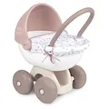 Produktbild: Smoby - Baby Nurse Puppenwagen - kleiner Puppenwagen für dein Püppchen bis 42 cm, mit waschbarem Stoffbezug, für Kinder ab 18 Monaten