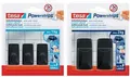 Produktbild: tesa Powerstrips Haken LARGE Rechteck, schwarz aus hochwertigem Kunststoff, mehrfach verwendbar mit - 1 Stück (58279-00000-20)
