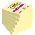 Produktbild: 4 + 2 GRATIS: Post-it Super Sticky Notes Haftnotizen extrastark gelb, 4 Blöcke + GRATIS 2 Blöcke