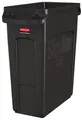 Produktbild: Rubbermaid Commercial Products 1956181 Vented Slim Jim-Abfalltonne, Kunststoff, 60 L, Braun