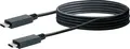 Produktbild: Schwaiger USB Anschlußkabel 2 m 2x USB 3.2 Type C, schwarz  Daten-/Ladekabel