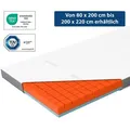 Produktbild: Genius Eazzzy Premium Cube Wendetopper Topper 80x200x9cm H4/H5 Matratzenauflage für Matratze