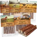 Produktbild: 5x180g - Hundezigarren - 100 % Muskelfleisch von einer Tierart - 5 Sorten im Set