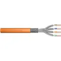 Produktbild: Digitus Netzwerkkabel DK-1743-VH-1, orange, Cat 7, 1200MHz, 10Gbit/s, S/FTP, Dca, 100 m